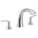 Two Handle Roman Tub Faucet in Chrome