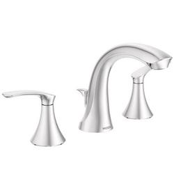 Two Handle Widespread Bathroom Sink Faucet in Chrome