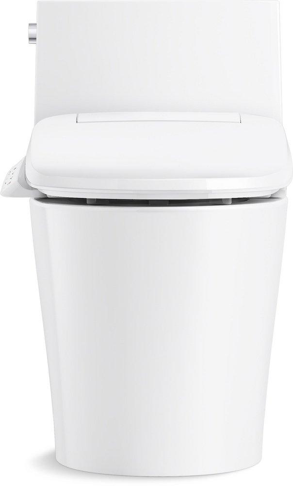 KOHLER White 1.28 gpf Elongated Floor Mount One Piece Toilet 