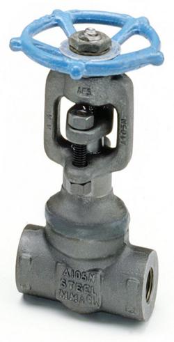 1 in. 800# SW x Thrd A105 T8 Gate Valve Reduced Port Bolted Bonnet Forged Steel
