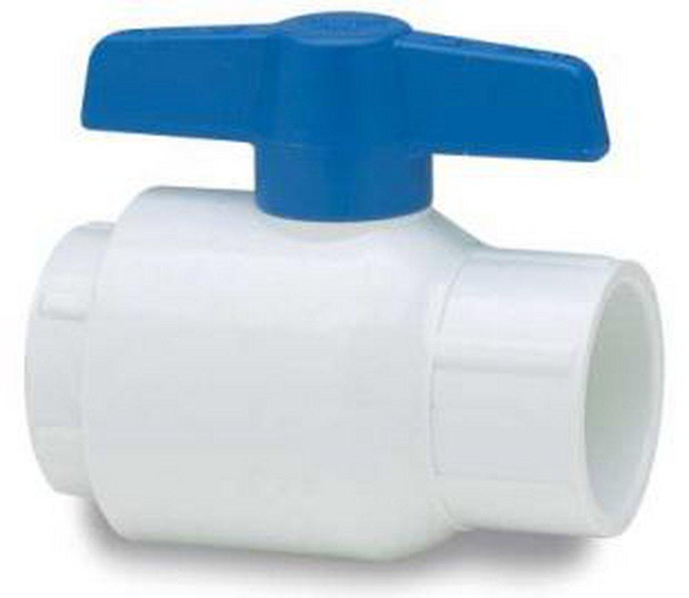 White Plastic Full Port Socket Weld 150# Ball Valve 