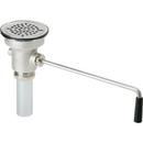3-1/2 in. Remote Waste Strainer with Lever Handle Nickel Plated