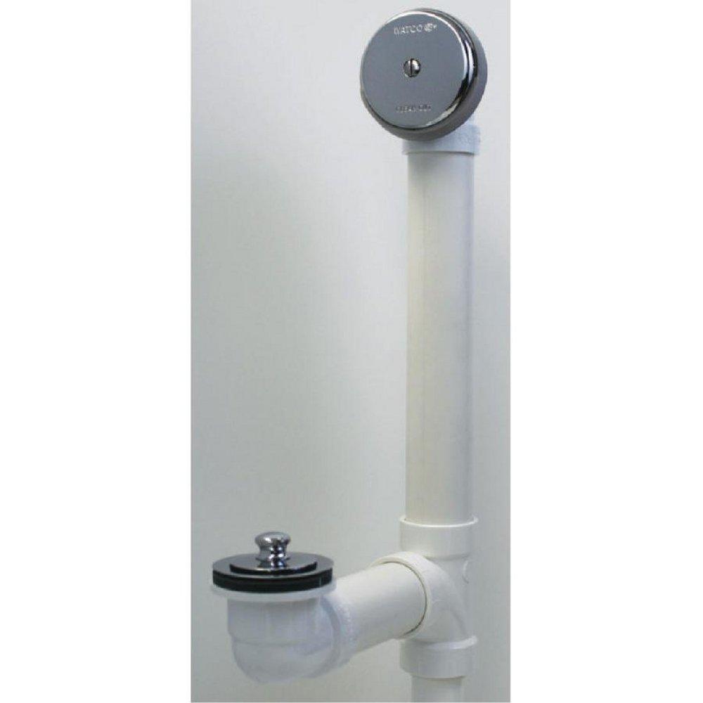Watco Chrome Plated Plastic Toe-Tap Drain 