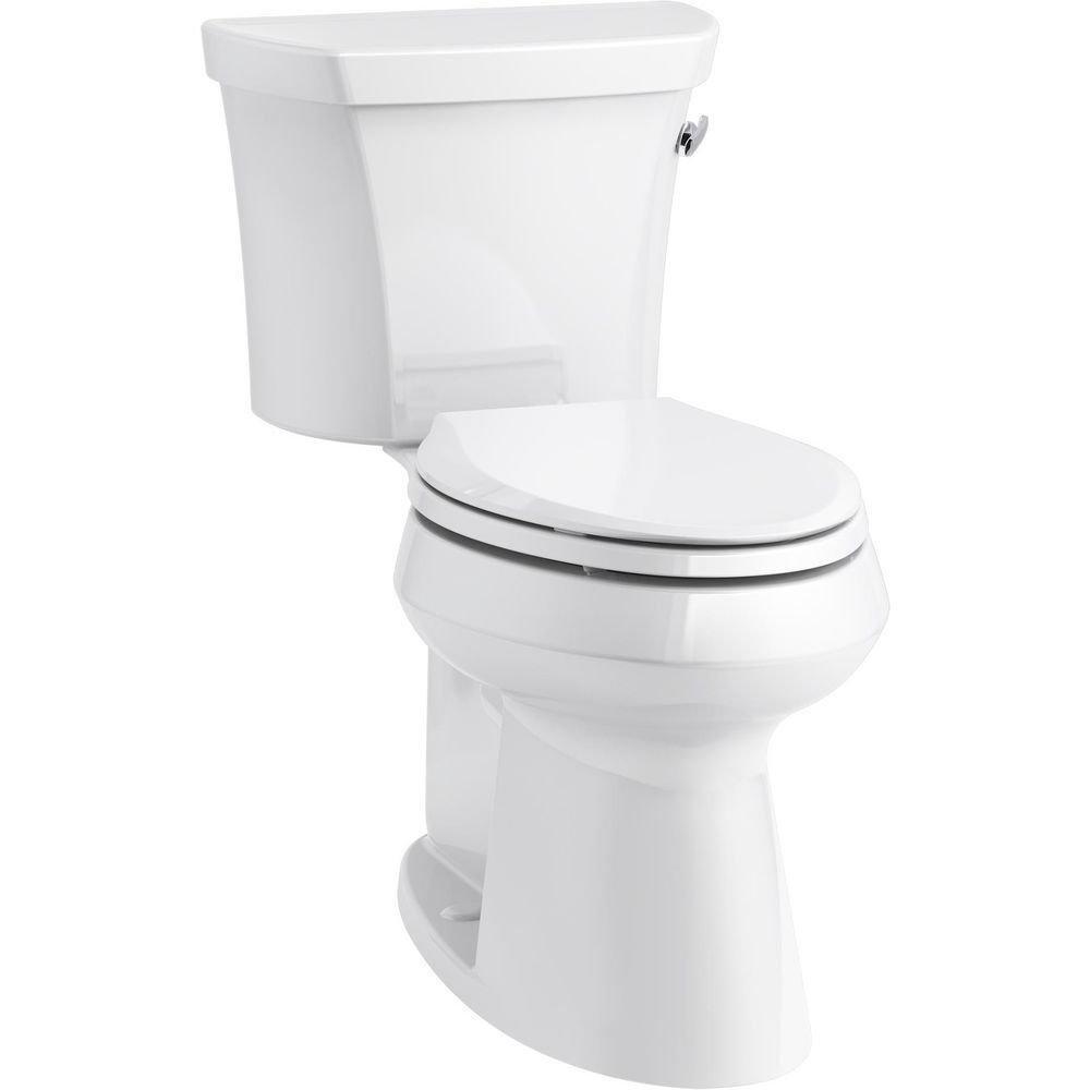 1.28 gpf Elongated Two Piece Toilet in White 
