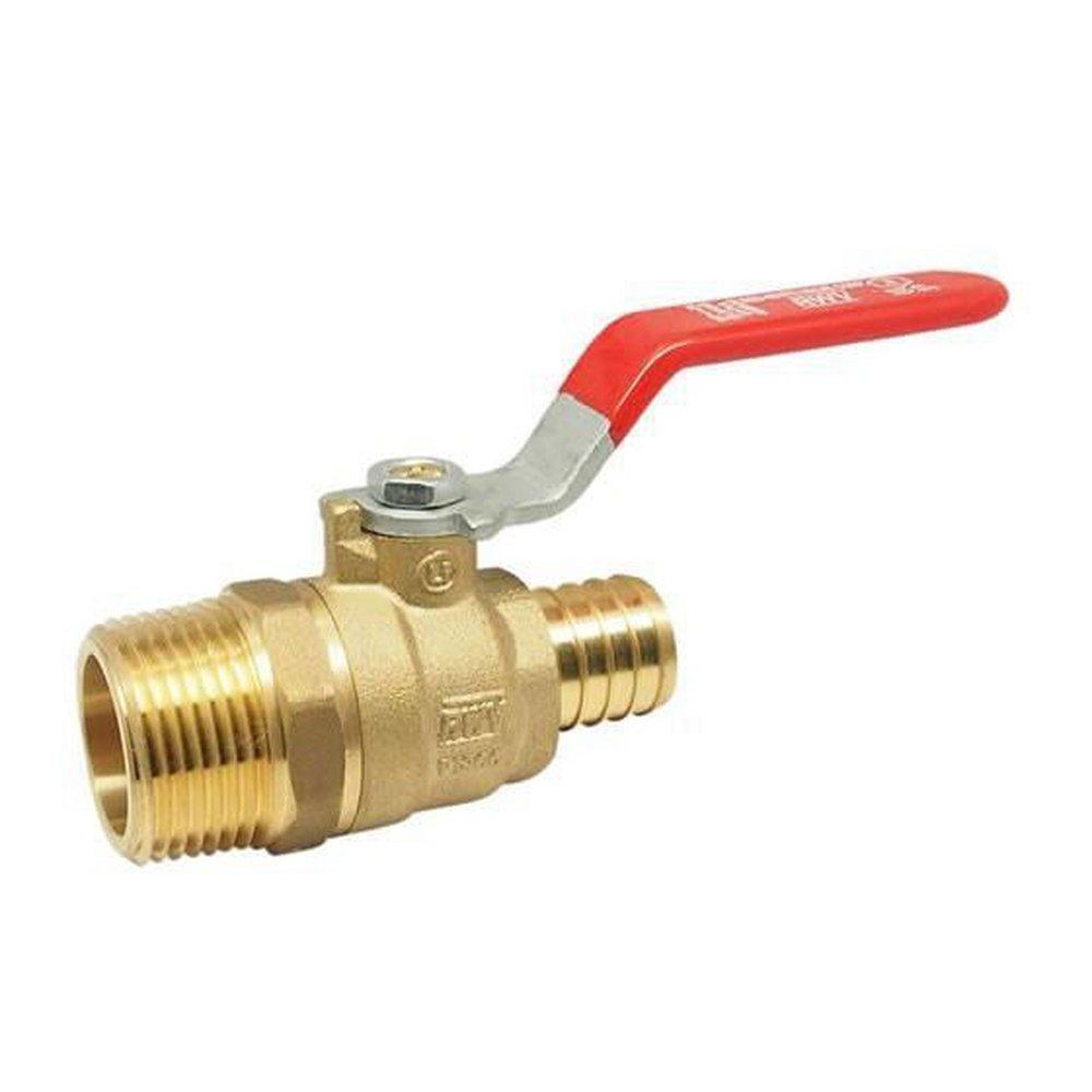 Red-White Valve DZR Brass Full Port F1807 x MNPT 400# Ball Valve 
