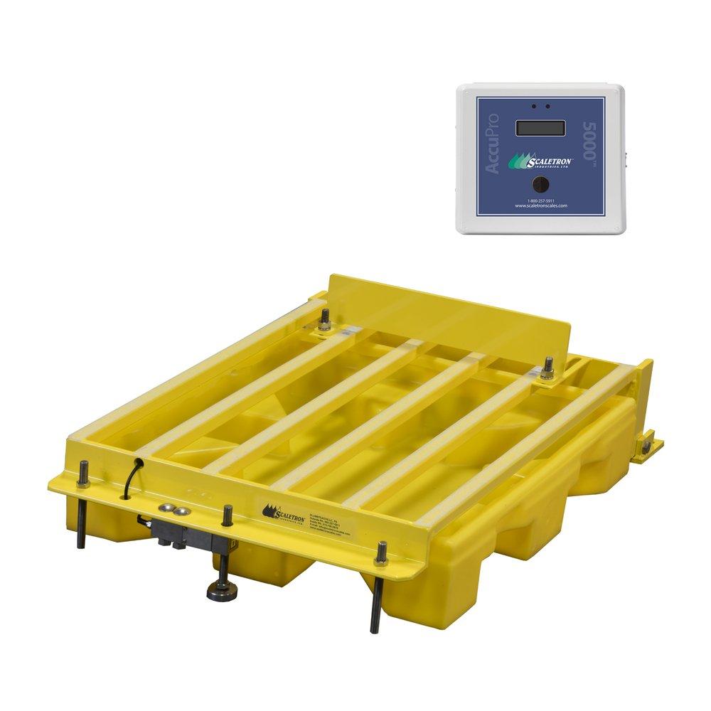 Scaletron Industries Economical Spill Containment Digital Drum Scale 