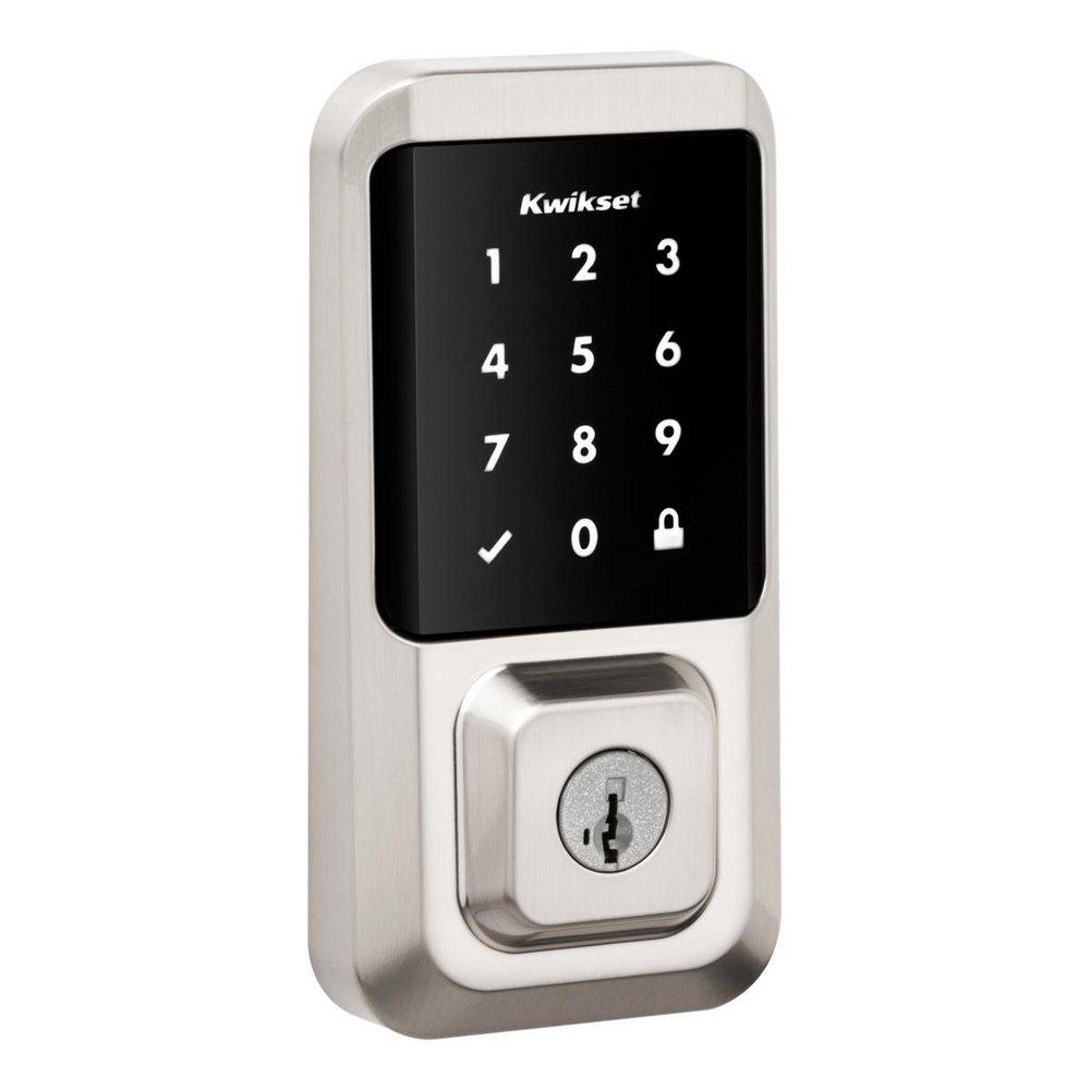 Kwikset Satin Nickel Deadbolt Lock 