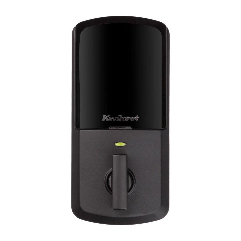 Kwikset Matte Black Deadbolt Lock 