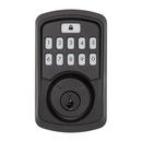 Kwikset Matte Black Deadbolt Lock 