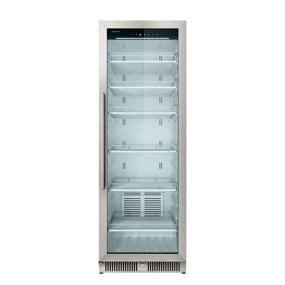 Edgestar Stainless Steel/White Built-In Beverage Cooler in Stainless Steel 