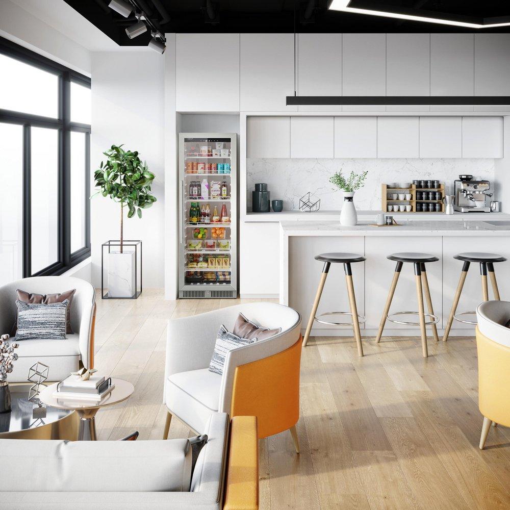 Edgestar Stainless Steel Built-In Beverage Cooler in Stainless Steel 