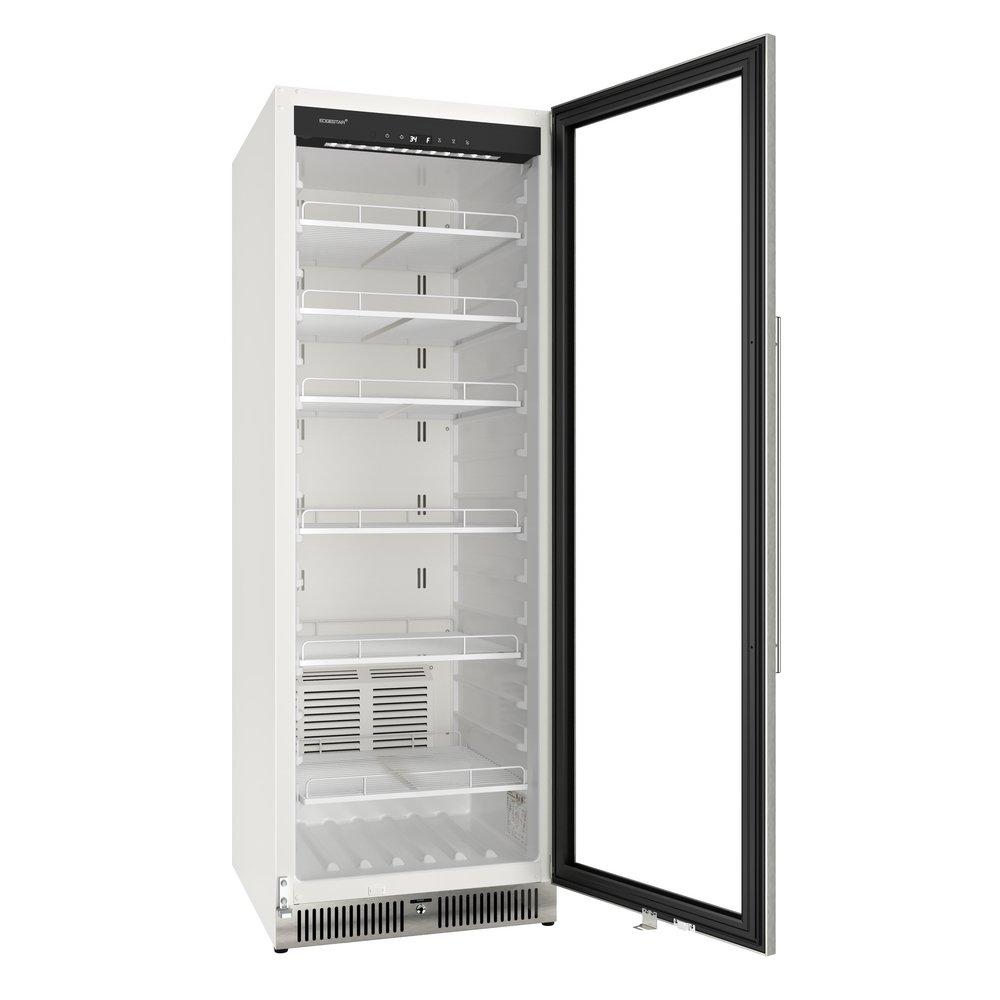 Edgestar Stainless Steel/White Built-In Beverage Cooler in Stainless Steel 