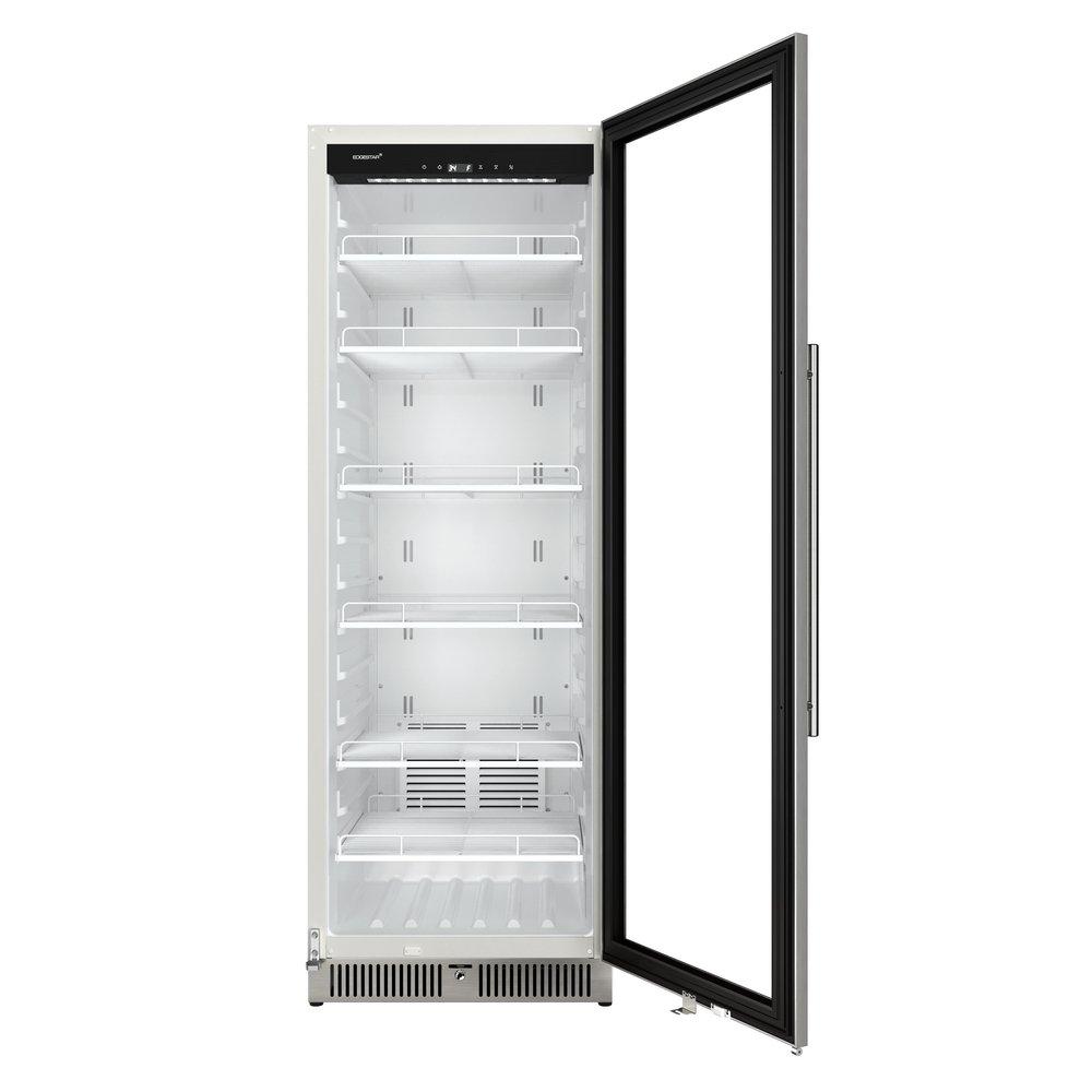 Edgestar Stainless Steel/White Built-In Beverage Cooler in Stainless Steel 
