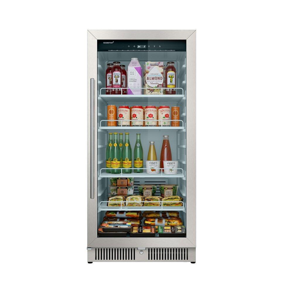 Edgestar Stainless Steel Built-In Beverage Cooler in Stainless Steel 