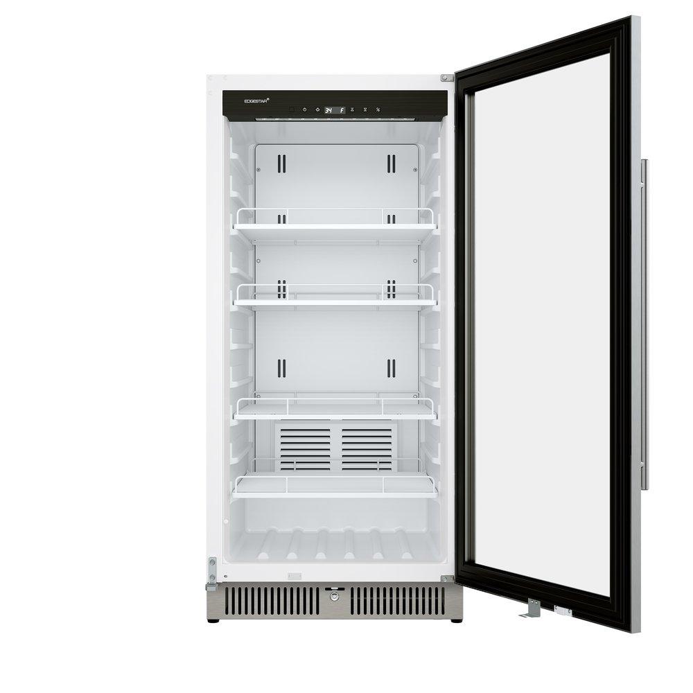 Edgestar Stainless Steel/White Built-In Beverage Cooler in Stainless Steel 
