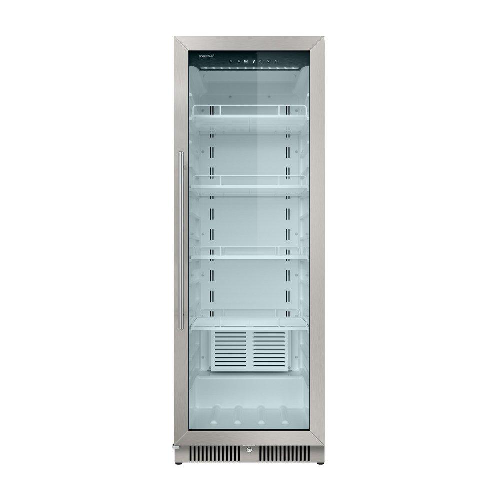 Edgestar Stainless Steel/White Built-In Beverage Cooler in Stainless Steel 