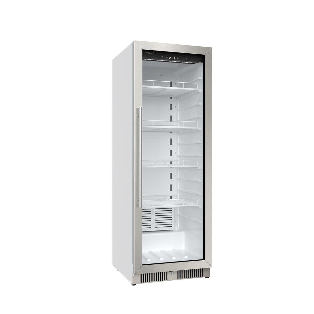 Edgestar Stainless Steel/White Built-In Beverage Cooler in Stainless Steel 