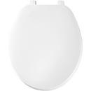 Bemis White Round Closed Front with Cover 