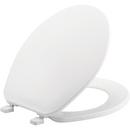 Bemis White Round Closed Front with Cover 
