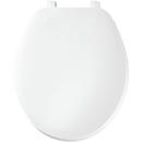 Bemis White Round Closed Front with Cover 