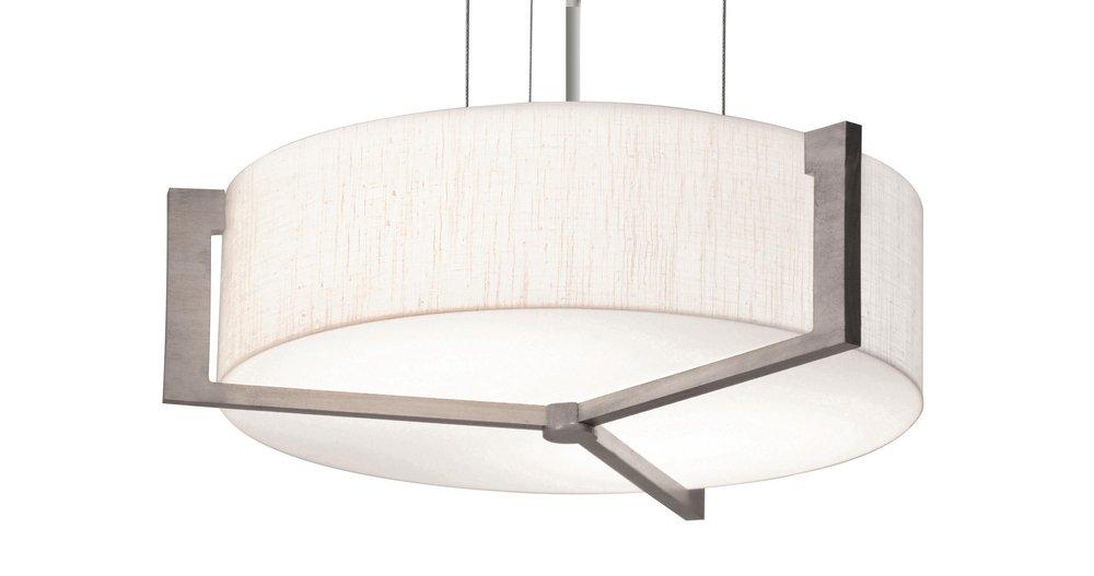 AFX Weathered Grey/White 18W 1-Light LED Pendant 