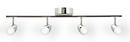 AFX Chrome 21W 4-Light LED 1924 Lumen Track Lighting 