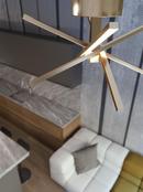 AFX Polished Chrome 26W 1-Light Integrated LED Semi-Flush Mount Ceiling Fixture 