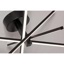 AFX Polished Chrome 26W 1-Light Integrated LED Semi-Flush Mount Ceiling Fixture 