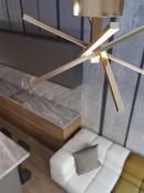 AFX Polished Chrome 26W 1-Light Integrated LED Semi-Flush Mount Ceiling Fixture 