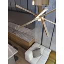 AFX Polished Chrome 26W 1-Light Integrated LED Semi-Flush Mount Ceiling Fixture 