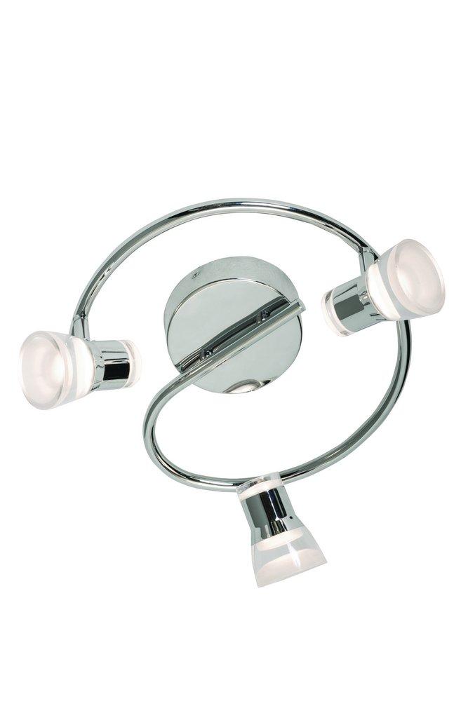 AFX Chrome 21W 3-Light LED 1277 Lumen Track Lighting 