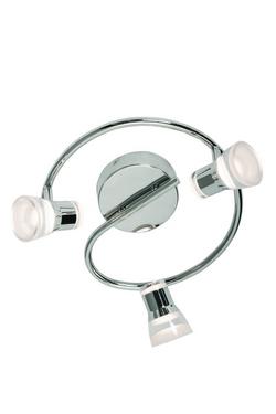 21W 3-Light LED 1277 Lumen Track Lighting in Chrome