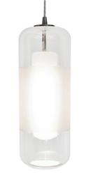AFX Satin Nickel 6 in. 10W 1-Light LED Pendant in Satin Nickel 