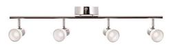 27W 4-Light LED 1662 Lumen Track Lighting in Chrome