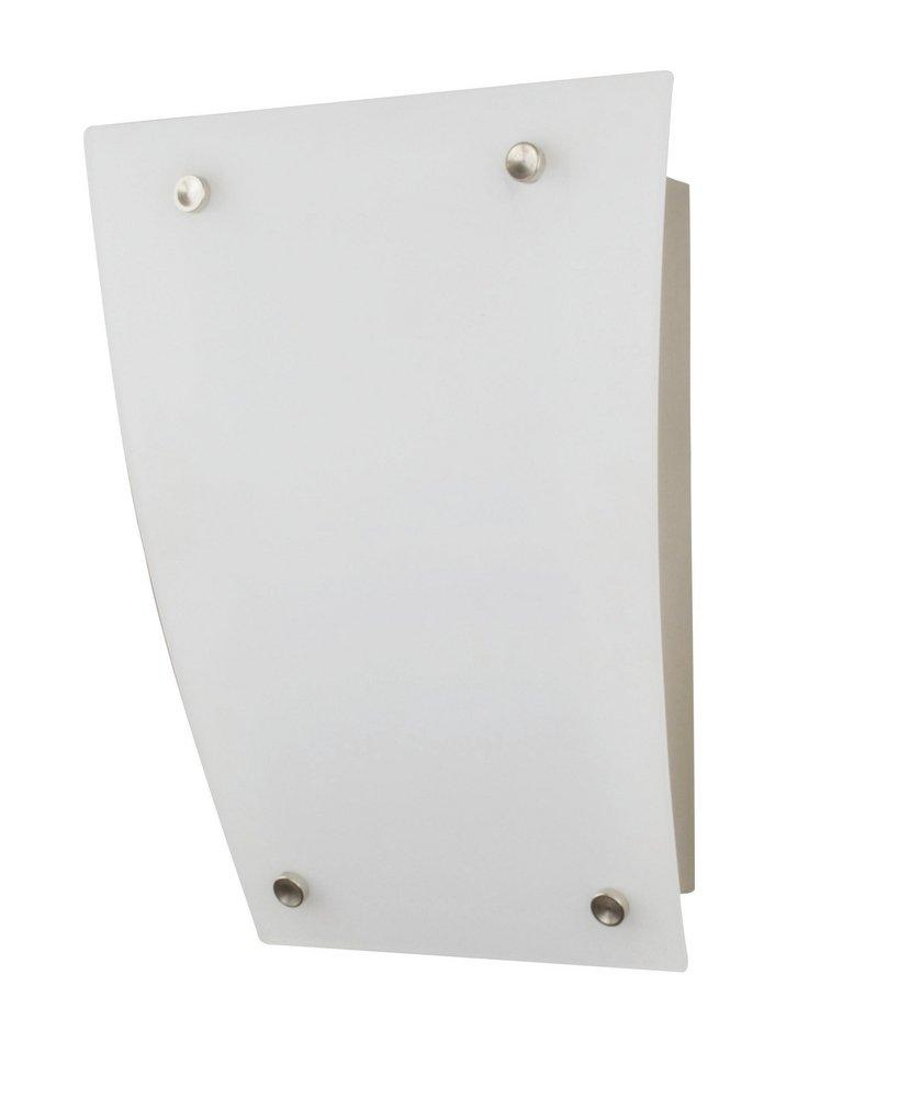 AFX Satin Nickel 14W 1-Light Integrated LED Outdoor Wall Sconce 