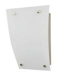 14W 1-Light Integrated LED Outdoor Wall Sconce in Satin Nickel