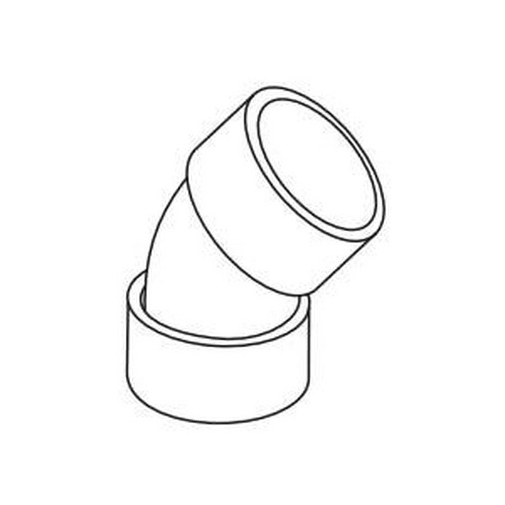 System 1738&reg; 45 Degree Gas Vent Elbow 