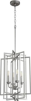 60W 4-Light Candelabra E-12 Chandelier in Classic Nickel