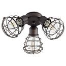 Quorum International Oiled Bronze 18W 3-Light Medium E-26 LED Ceiling Fan Light 