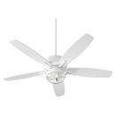 55W 2-Light 5-Blade LED Ceiling Fan in Studio White