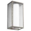 18W 3-Light Array LED Outdoor Wall Sconce in Weathered Zinc