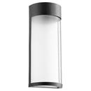 14W 1-Light Array LED Outdoor Wall Sconce in Noir