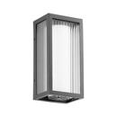 9W 3-Light Array LED Outdoor Wall Sconce in Noir