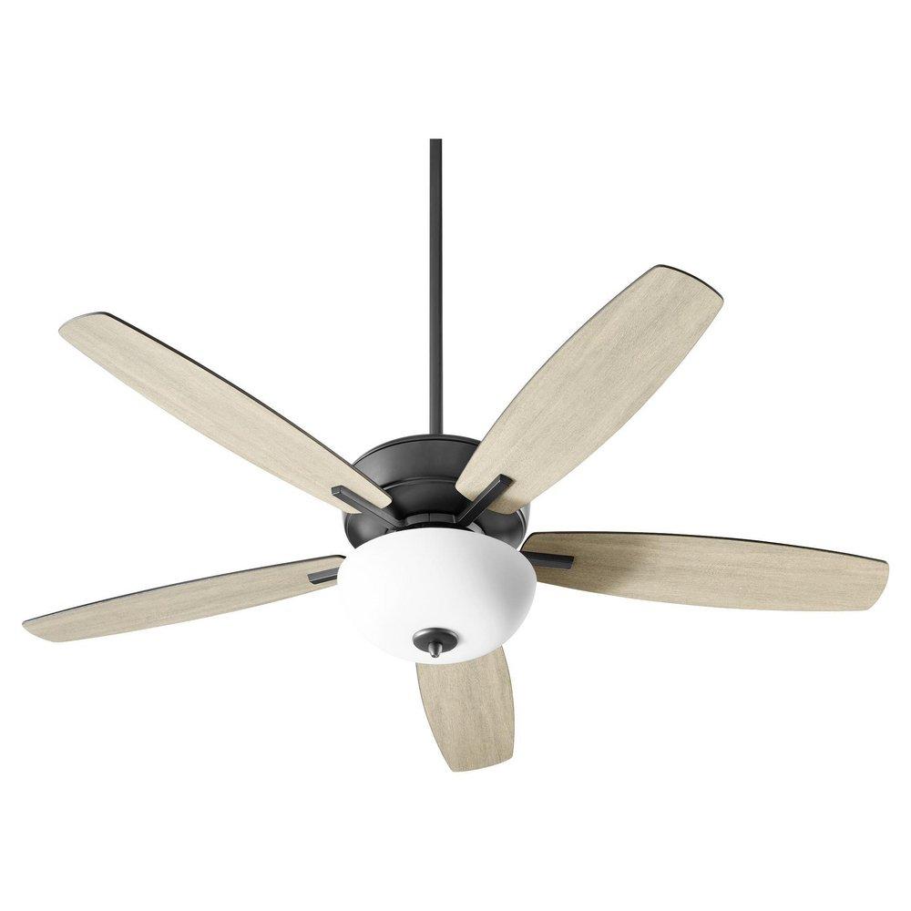 Quorum International Noir 66W 2-Light 5-Blade Medium E-26 LED Ceiling Fan 