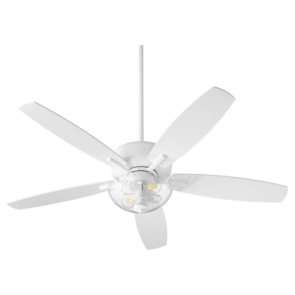 Quorum International Studio White 66W 2-Light 5-Blade Medium E-26 LED Ceiling Fan 