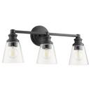 Quorum International Noir 100W 3-Light Medium E-26 Vanity Fixture 