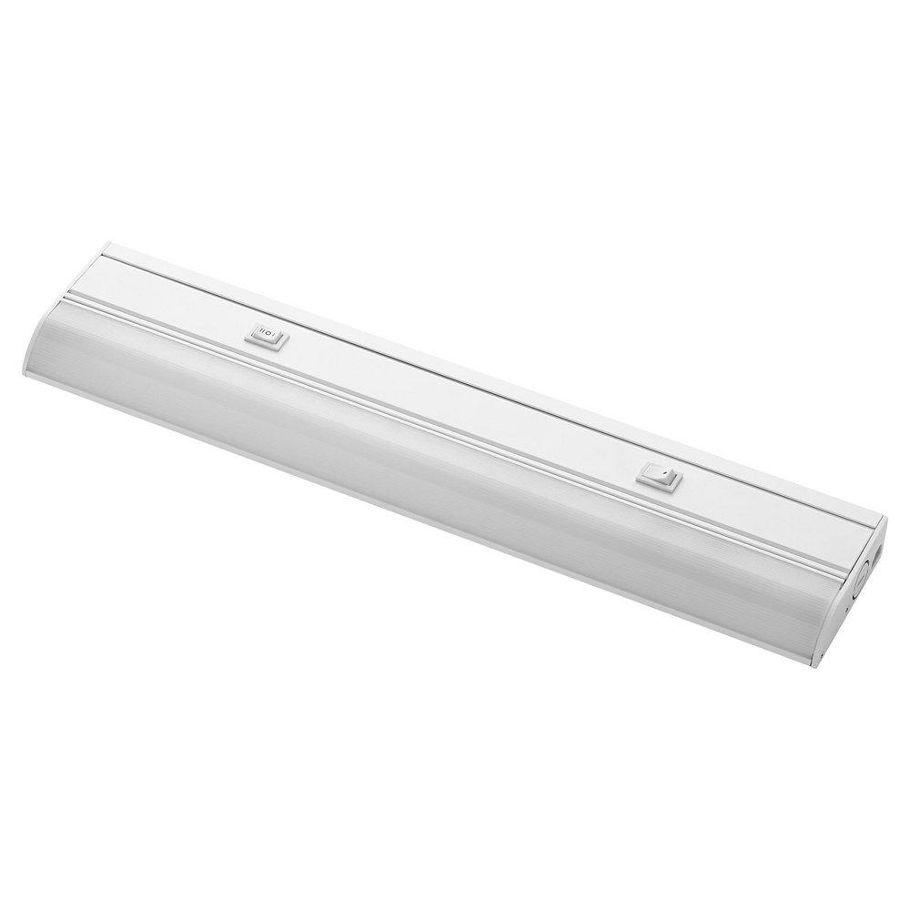 Quorum International Matte White 7W 1-Light Array LED Under Cabinet Lighting in Matte White 