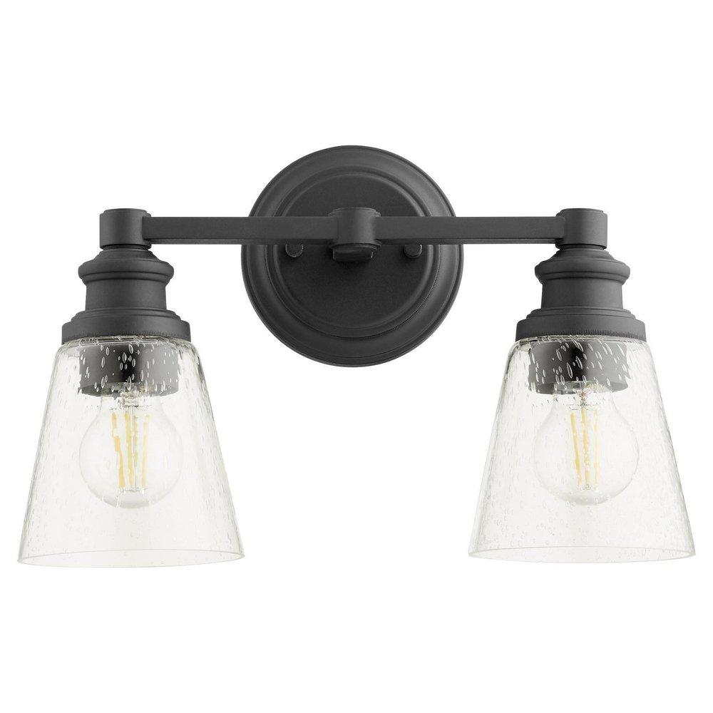 Quorum International Noir 100W 2-Light Medium E-26 Wall Sconce 