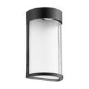 6W 1-Light Array LED Outdoor Wall Sconce in Noir