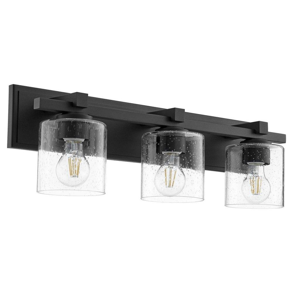 Quorum International Noir 100W 3-Light Medium E-26 Vanity Fixture 